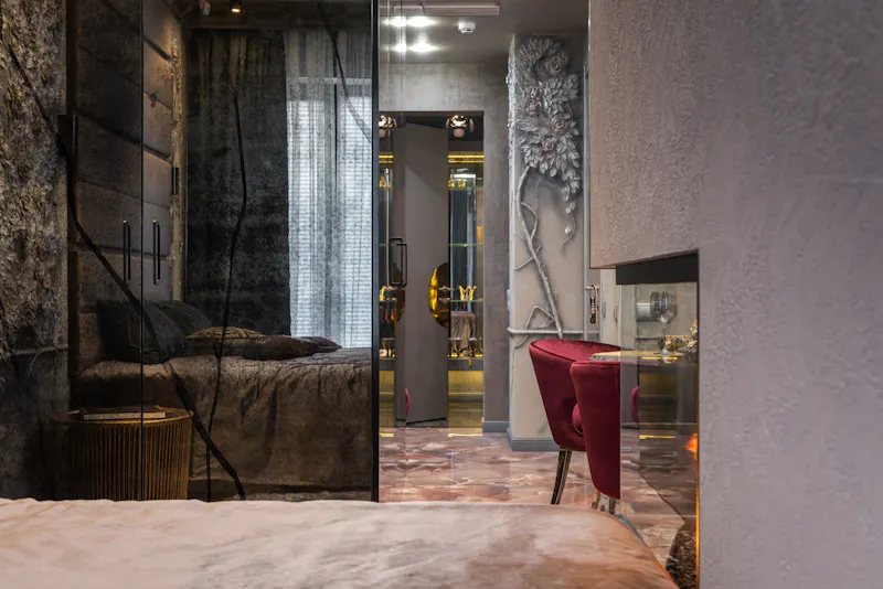 Pizza restaurant interior